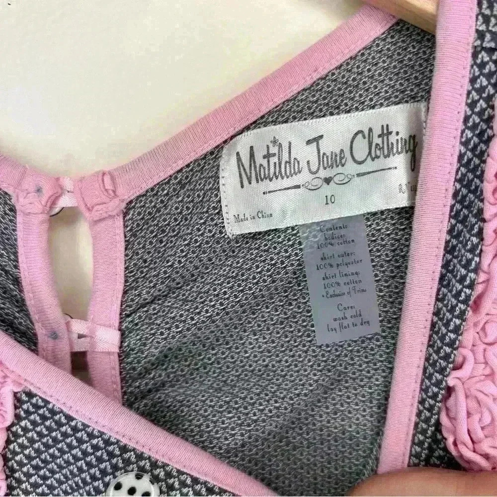 Matilda Jane Stargazer Cher Dress Girls 10 - Picture 8 of 8